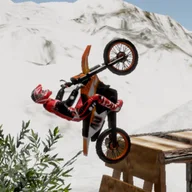 Bike Trials Winter 1 Pizza Edition Unblocked Game Fullscreen