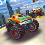 Impossible Monster Truck Race Pizza Edition Unblocked Game Fullscreen