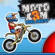 Moto X3m Pool Party Pizza Edition Unblocked Game Fullscreen