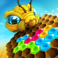 Super Hexbee Merger Pizza Edition Unblocked Game Fullscreen